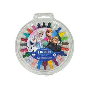 Disney Parks Set of 24 Character Figurine Crayons - Frozen